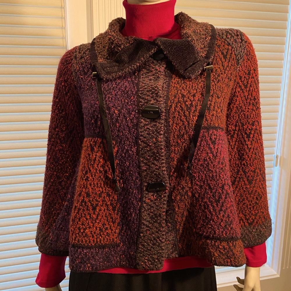 Curio Multi-texture Sweater Jacket